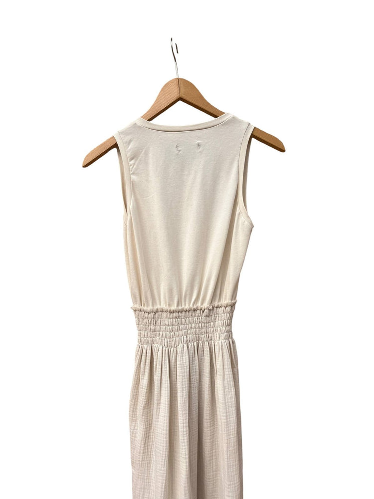 755 TAMARÍ Tank dress in soft organic cotton muslin & jersey CECILIA SÖRENSEN