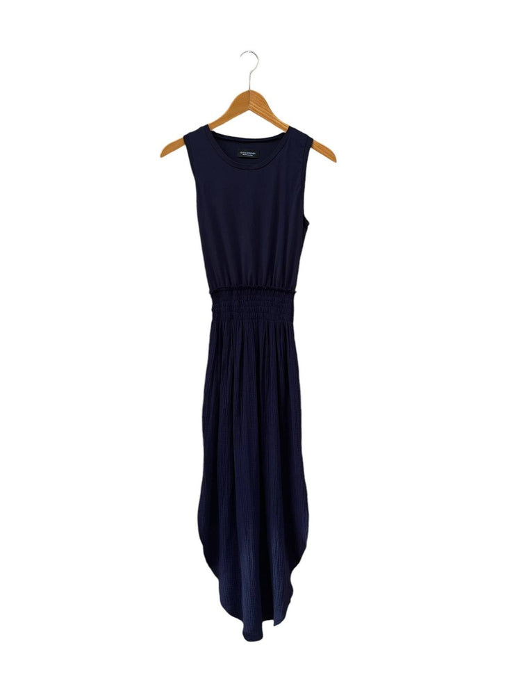 755 TAMARÍ Tank dress in soft organic cotton muslin & jersey CECILIA SÖRENSEN