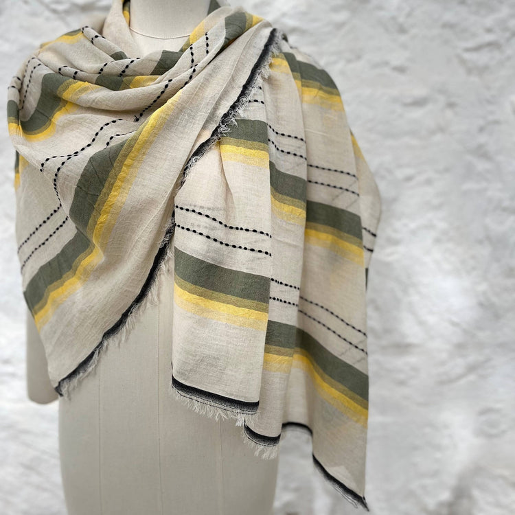 Loomist Linen Scarf Scarf loom.ist