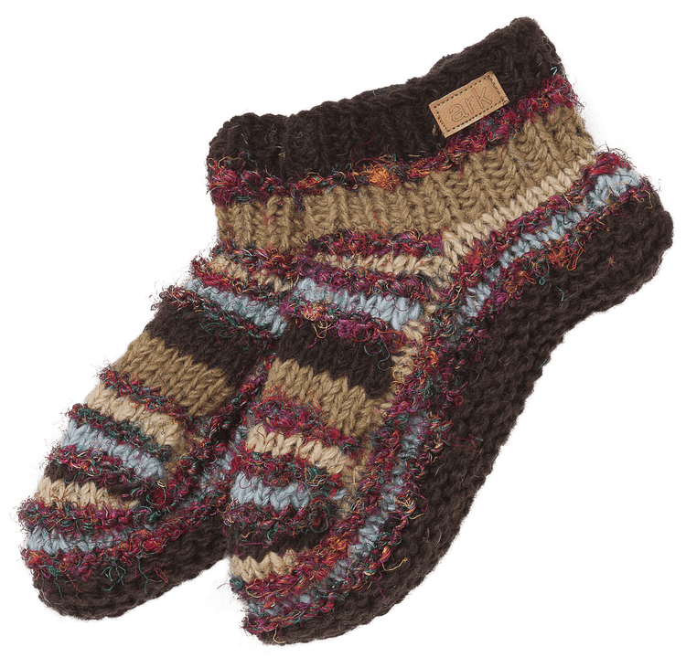 Swool Stripe Booties Slippers Ark Imports