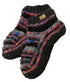 Swool Stripe Booties Slippers Ark Imports Black/Grey