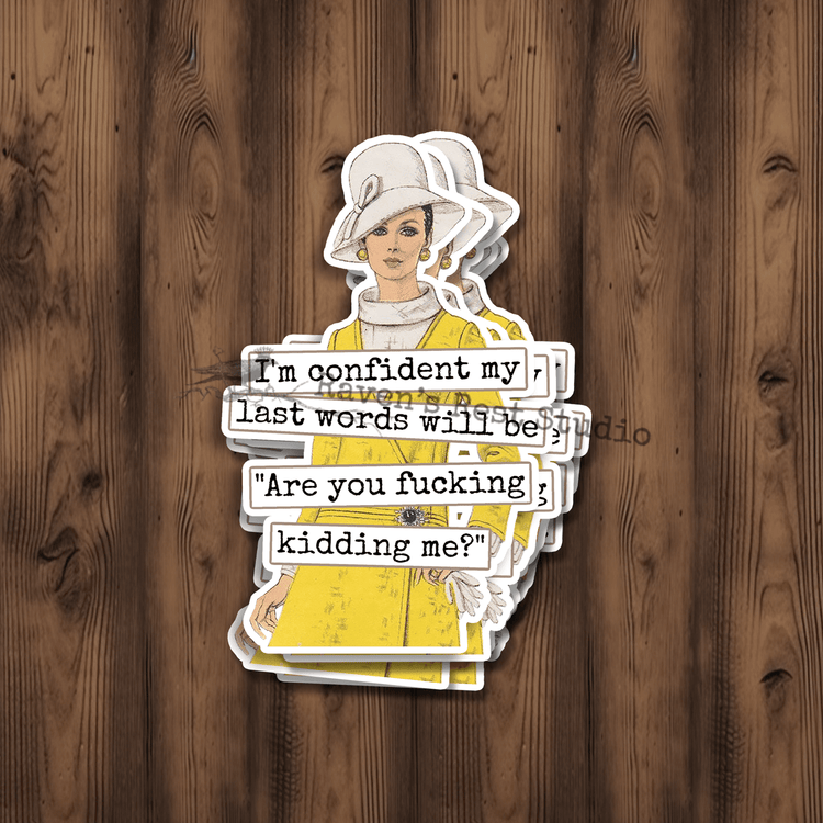 Sticker. I&