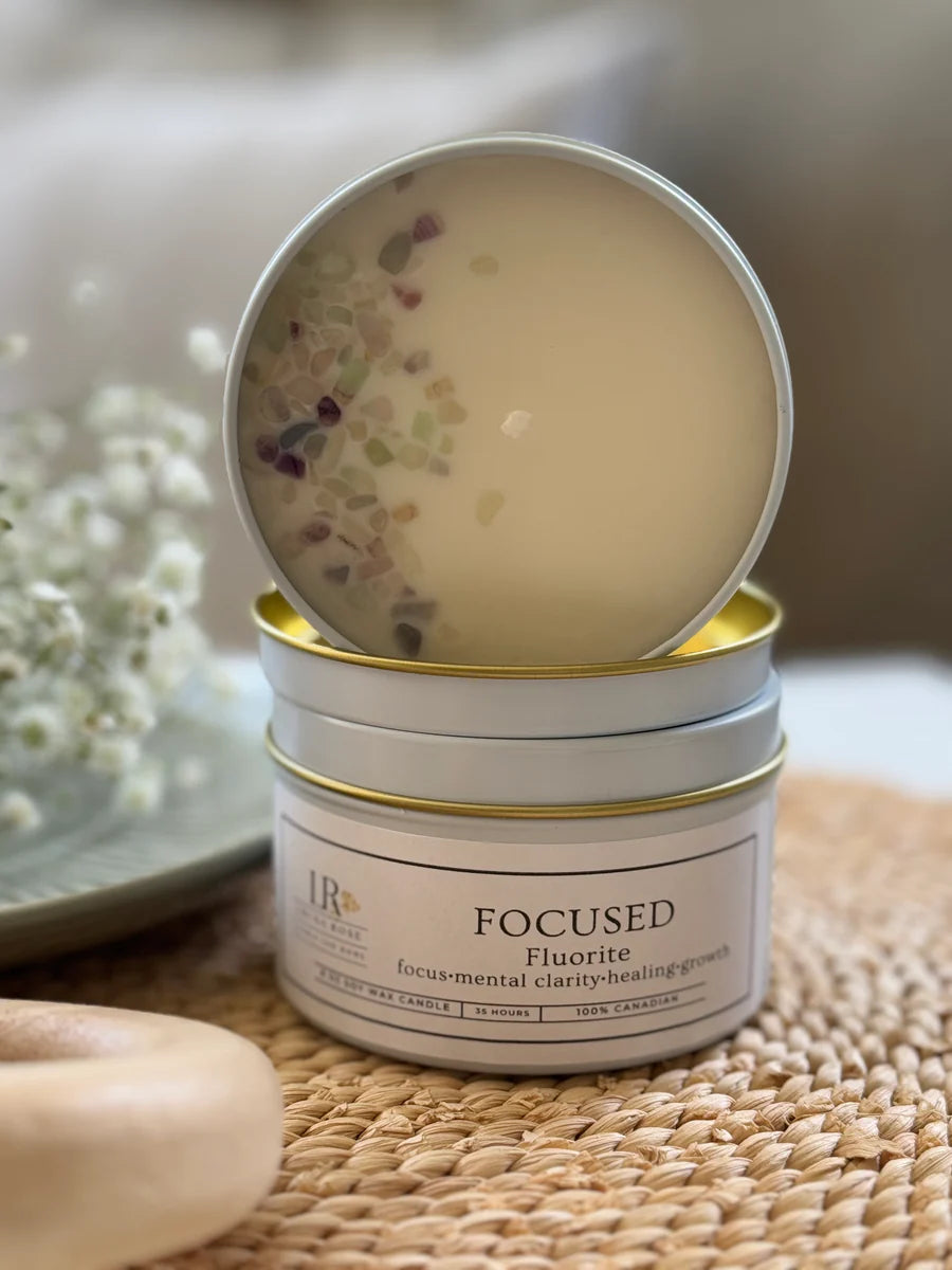 Gem Stone Candles - I Am Focused Candles Louna Rose