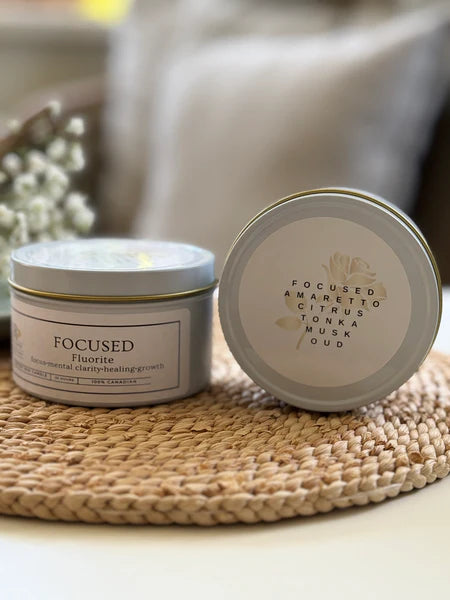 Gem Stone Candles - I Am Focused Candles Louna Rose