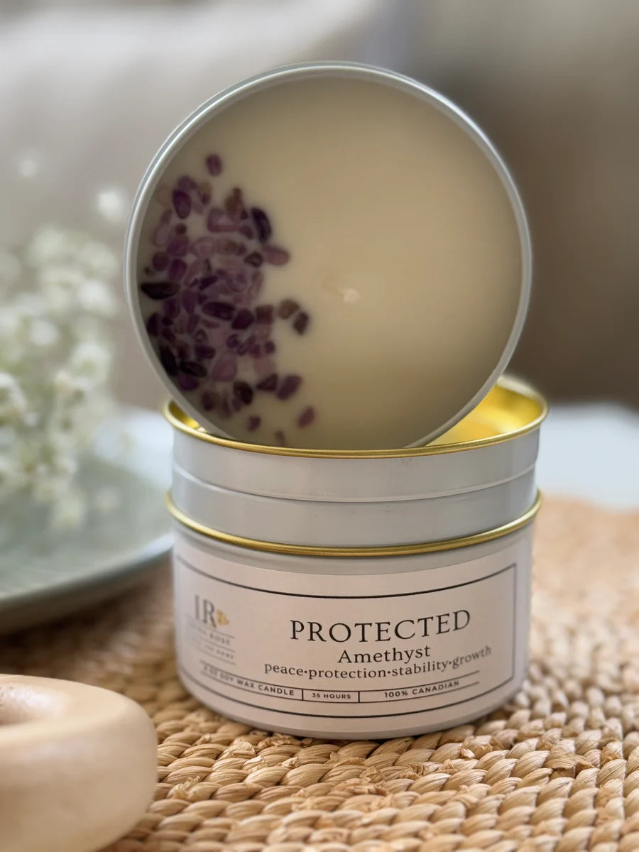 Gem Stone Candles - I Am Protected Candles Louna Rose