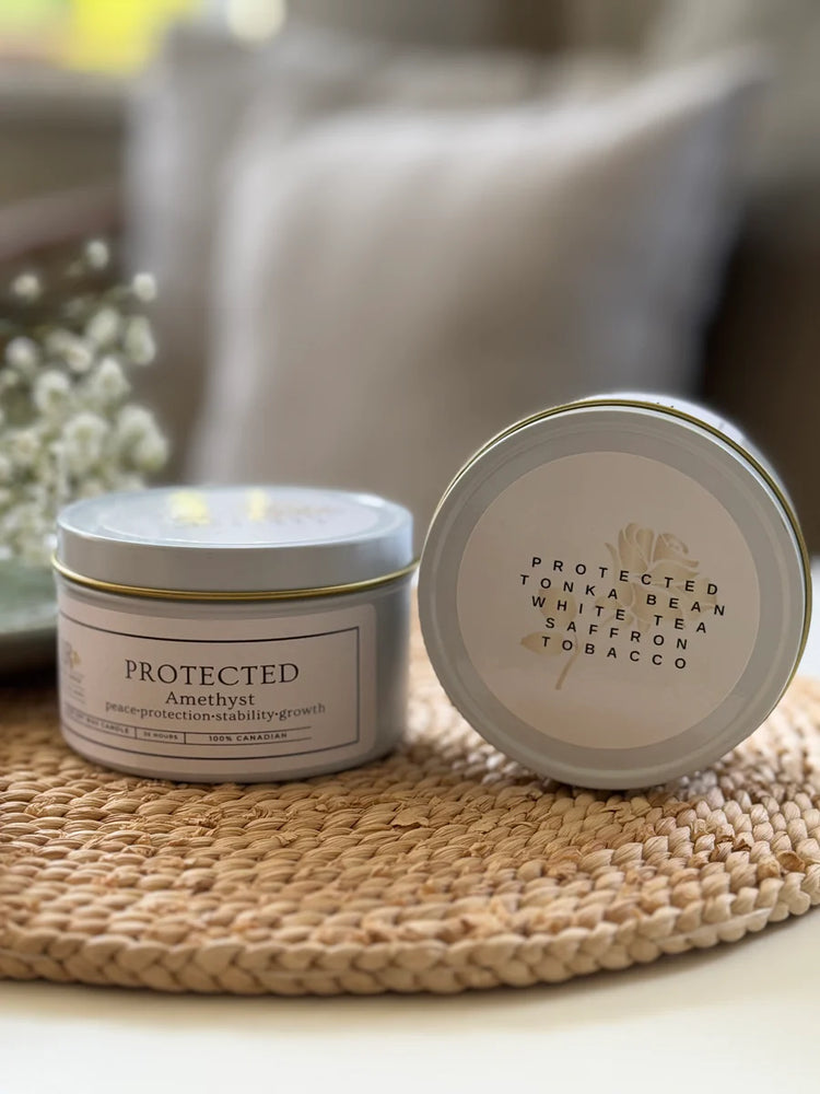 Gem Stone Candles - I Am Protected Candles Louna Rose