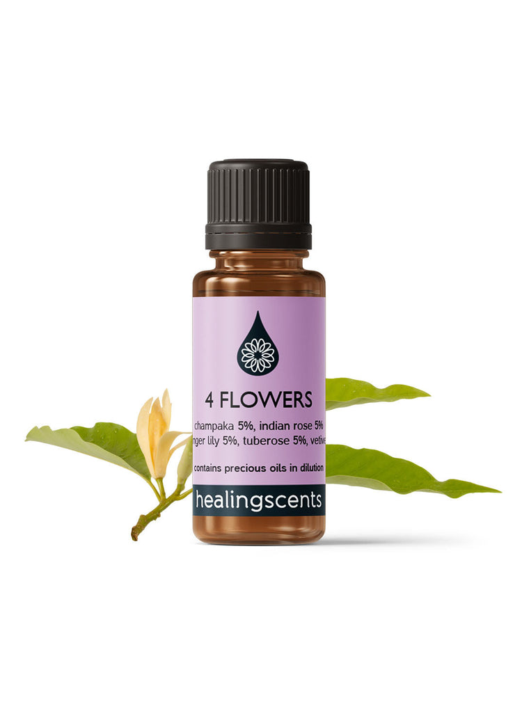 4 Flowers Synergy Blend Natural Perfumes Healingscents
