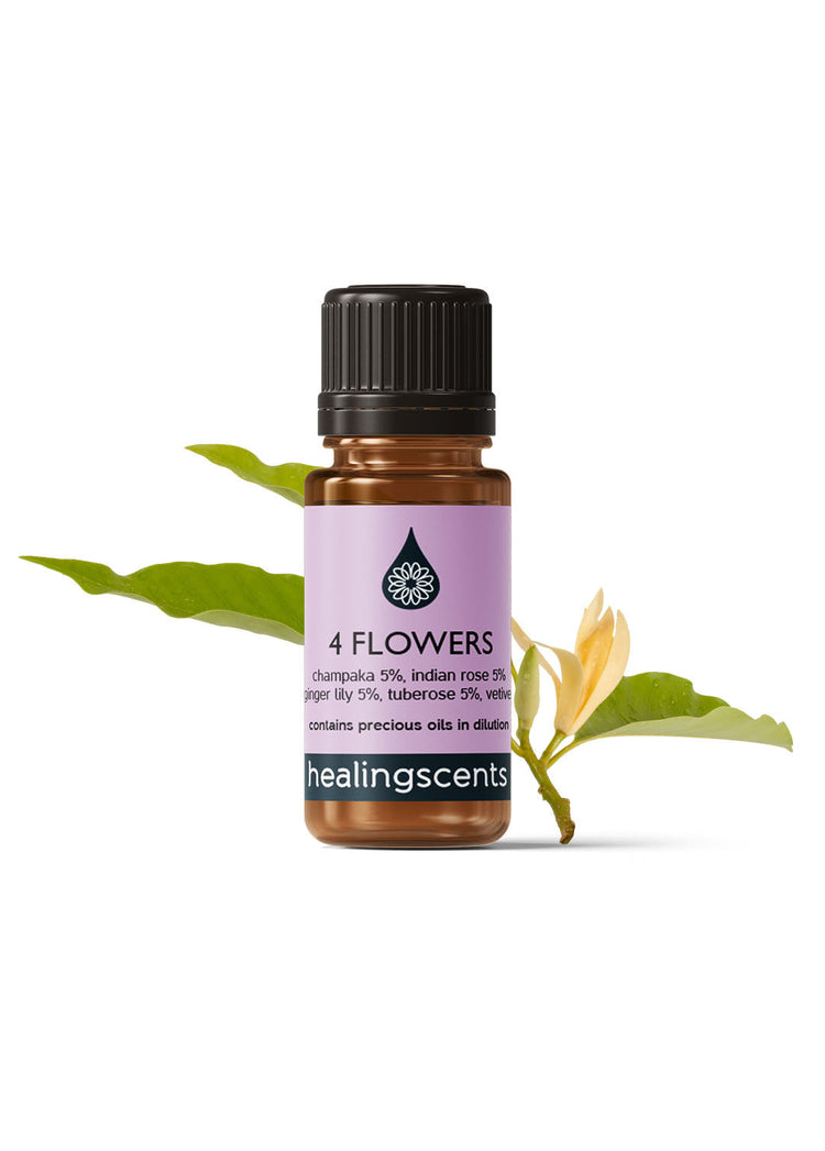 4 Flowers Synergy Blend Natural Perfumes Healingscents