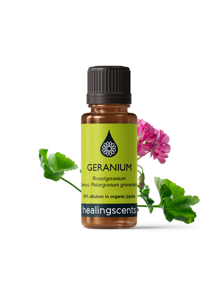 Geranium Essential Oil Certified Organic (Rose Geranium) Essential Oils Healingscents