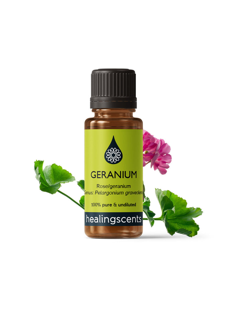 Geranium Essential Oil Certified Organic (Rose Geranium) Essential Oils Healingscents