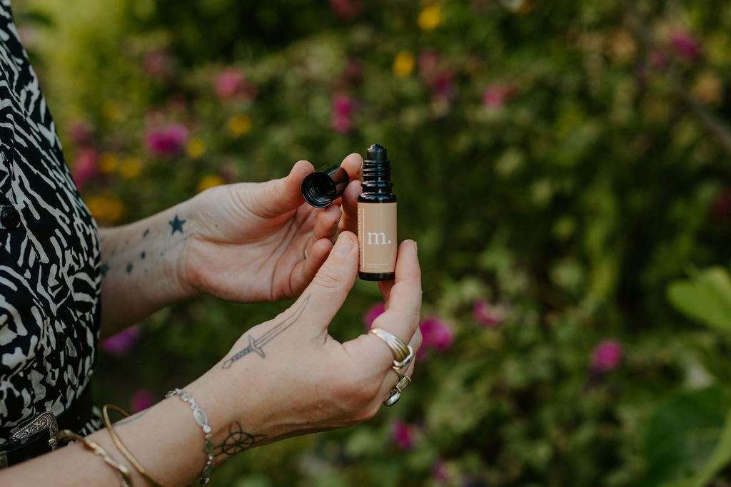 Essential oil therapy in a handy roll on container – Morgans Apothecary