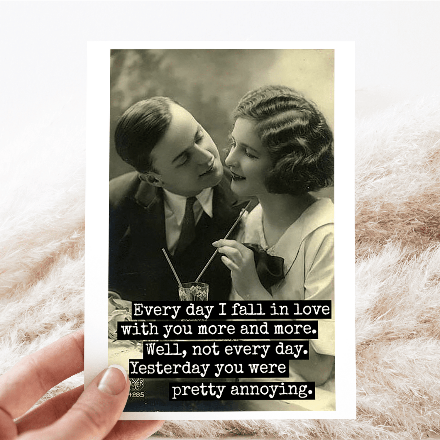 Greeting Card. Every Day I Fall In Love With You... Greeting Cards Raven&