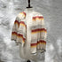 Loomist Linen Scarf Scarf loom.ist natural-red striped