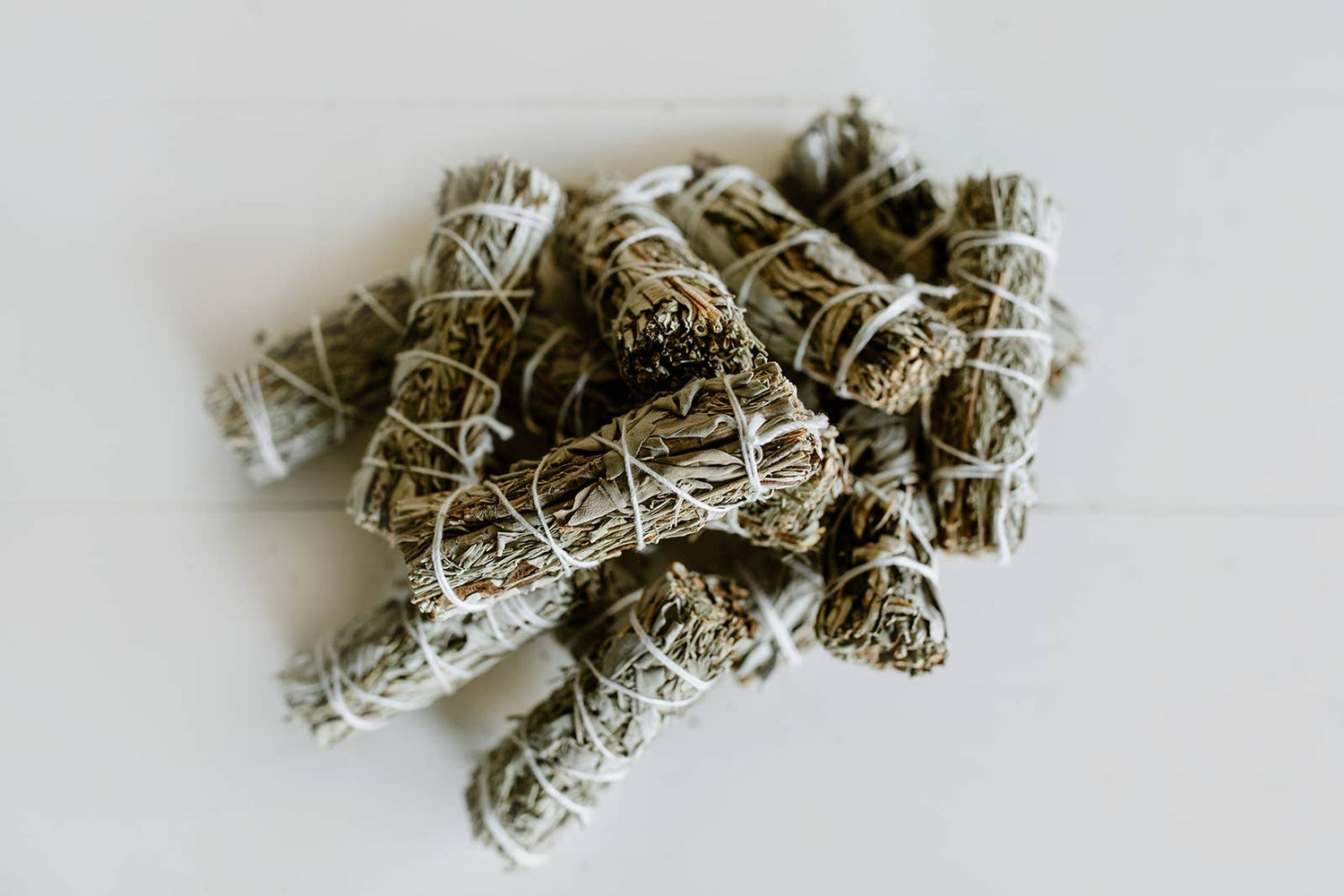 Blue & White Sage Smudge Sticks | 4"  Standing Spruce   