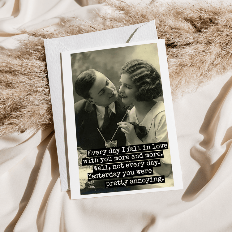 Greeting Card. Every Day I Fall In Love With You... Greeting Cards Raven&