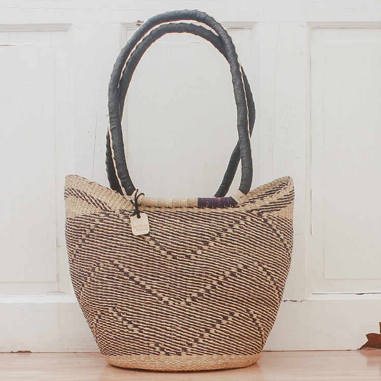 Shoulder Shopper - Natural Palette Baskets Big Blue Moma   