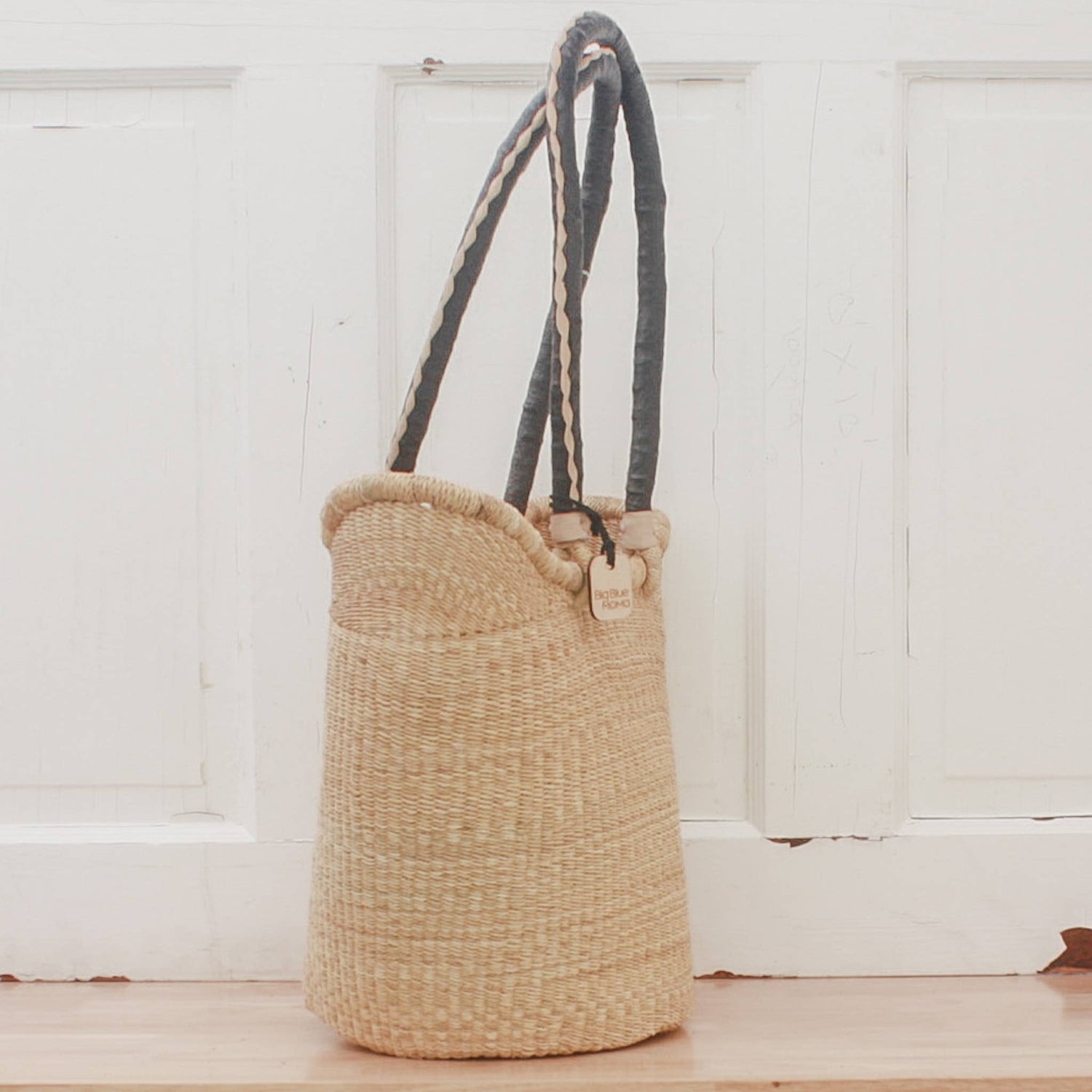 Shoulder Shopper - Natural Palette Baskets Big Blue Moma   