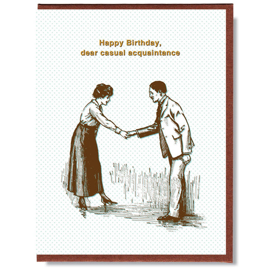 Birthday Casual Acquaintance Card Greeting Cards Smitten Kitten   