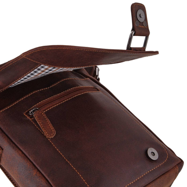 Leather Shoulder Bag Hobart - GW834 Greenwood Leather