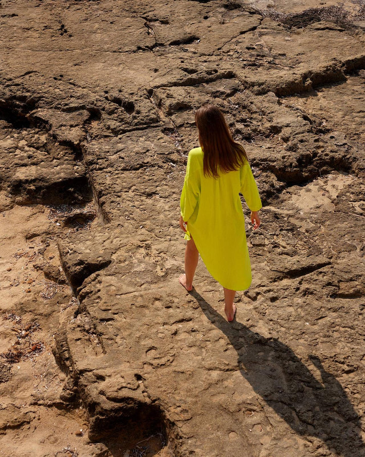 702 COTONER Relaxed shirt dress in organic cotton muslin CECILIA SÖRENSEN