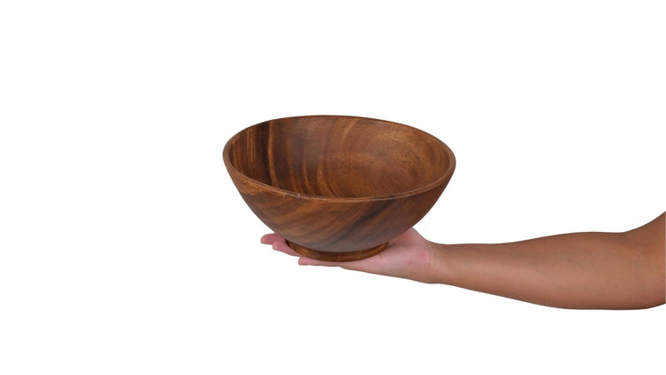 Wooden Wok Bowl Salad Bowl Salad Bowls Baroy   