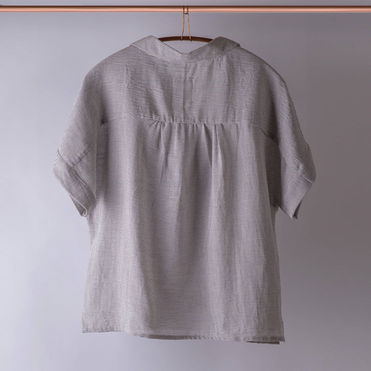 Loomist Sile Collared Top Tops loom.ist