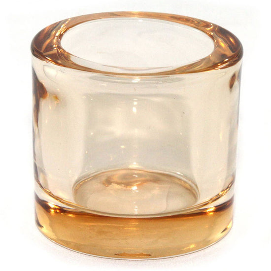 Heavy Glass Votive Holder | Bronze Candle Holders Twilight Collection