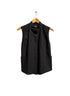 CECILIA SÖRENSEN vest in Organic Canvas Linen Vest CECILIA SÖRENSEN M/L Black