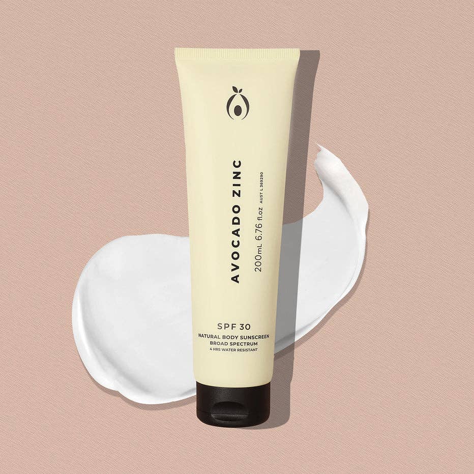 SPF 30 Natural Body Sunscreen Personal Care Avocado Zinc