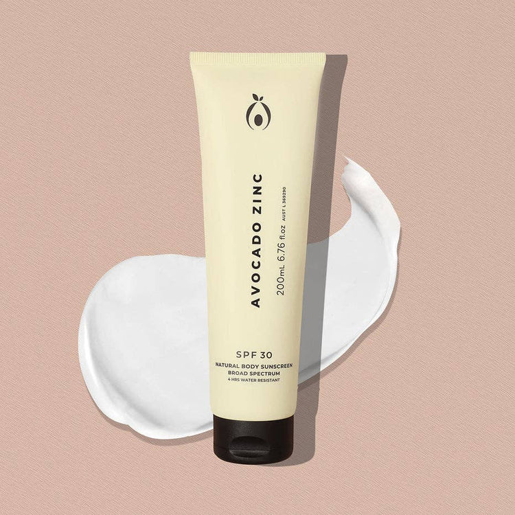 SPF 30 Natural Body Sunscreen Personal Care Avocado Zinc