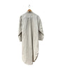 706 TRÉVOL Shirt dress/ Kaftan in Blue Organic Canvas Linen CECILIA SÖRENSEN