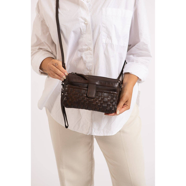 Leather Shoulder Bag Cherry Greenwood Leather