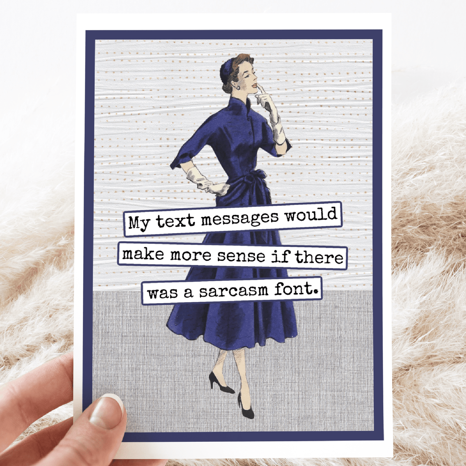 Card. My Text Messages Would Make More Sense If There Was... Raven&