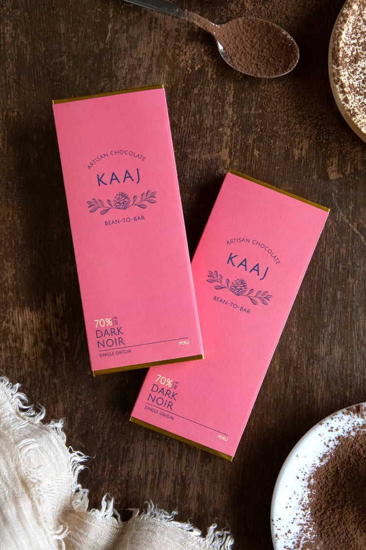 Dark 70% Peru Chocolate Kaaj Artisan Chocolate
