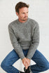 Killykeen Mens Fisherman Ribbed Crew - Grey Men&