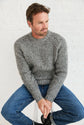 Killykeen Mens Fisherman Ribbed Crew - Grey Men&