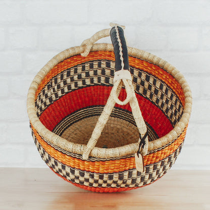 Round Basket - Traditional Palette Baskets Big Blue Moma X-Small
