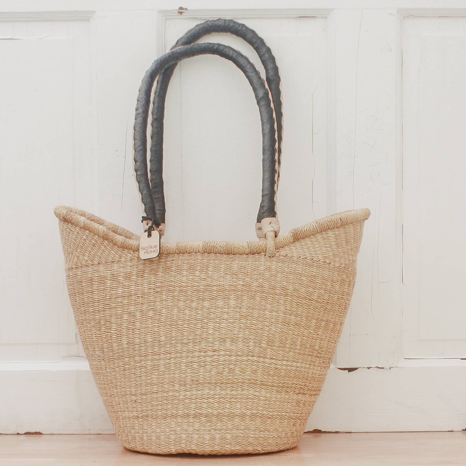 Shoulder Shopper - Natural Palette Baskets Big Blue Moma   