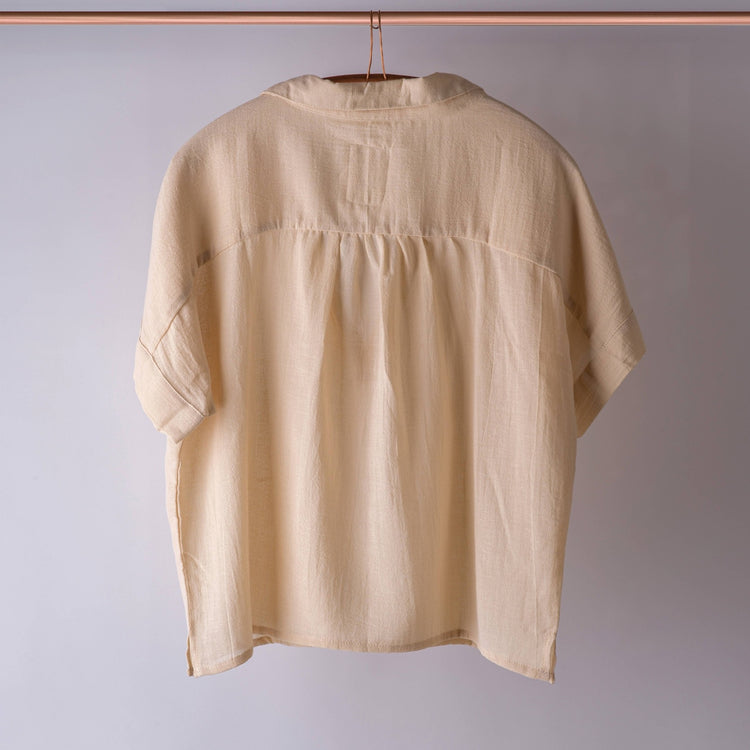 Loomist Sile Collared Top Tops loom.ist