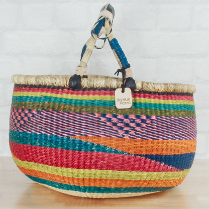 Round Basket - Traditional Palette Baskets Big Blue Moma Large