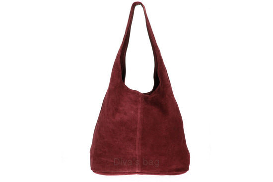 Monica Suede Leather Handbag