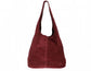 Monica Suede Leather Handbag