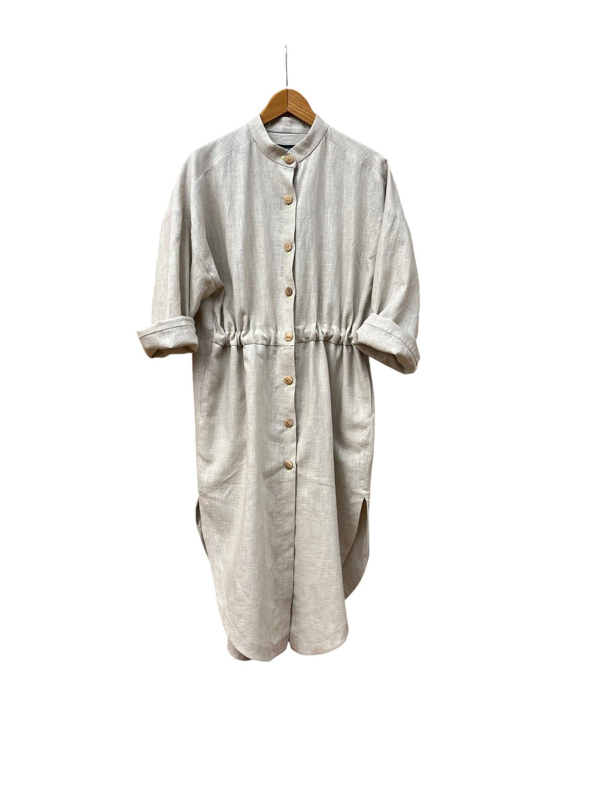 706 TRÉVOL Shirt dress in Organic Canvas Linen CECILIA SÖRENSEN