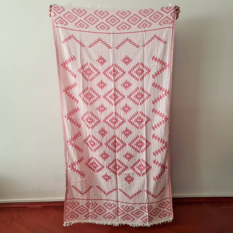 Aztec Pattern Double Face Beach Towel / Camping Blanket Towels Moa   