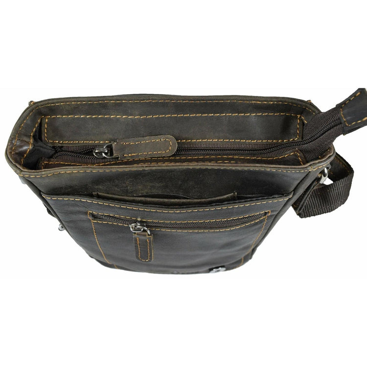 Leather Shoulder Bag Hobart - GW834 Greenwood Leather