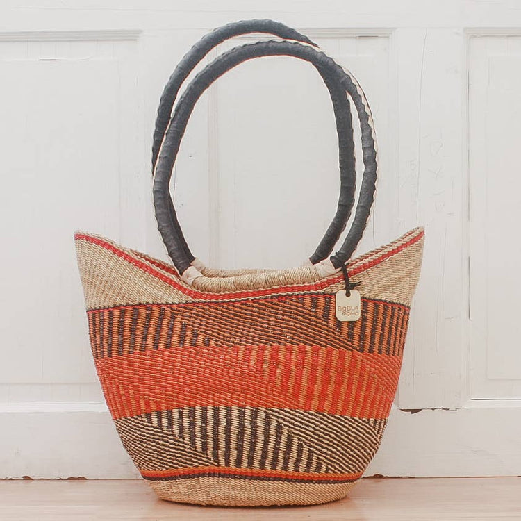 Shoulder Shopper - Traditional Palette Baskets Big Blue Moma   