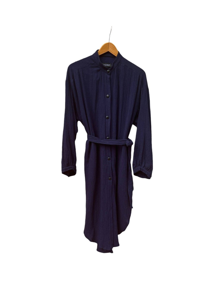 702 COTONER Relaxed shirt dress in organic cotton muslin CECILIA SÖRENSEN