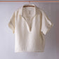 Loomist Sile Collared Top Tops loom.ist
