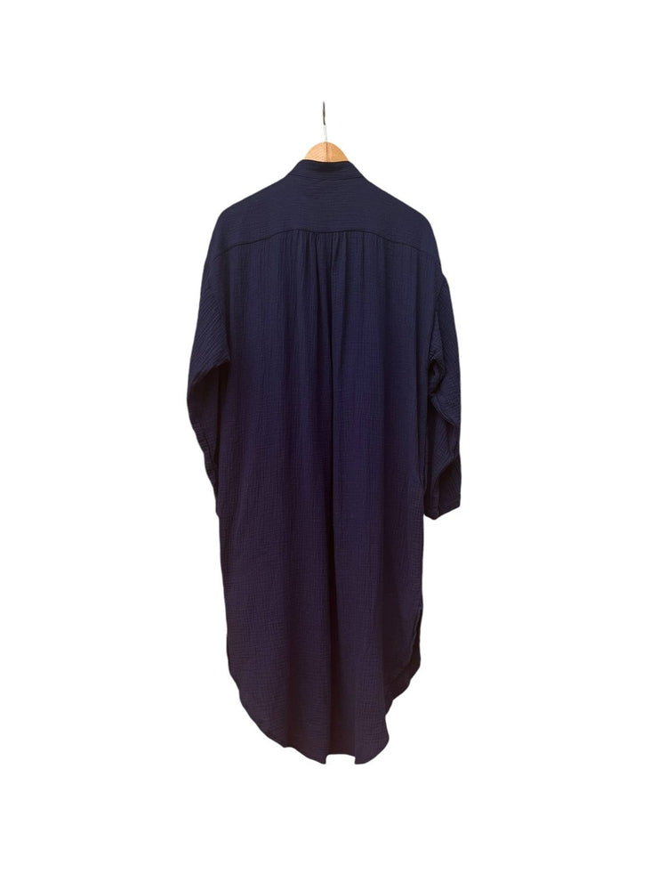 702 COTONER Relaxed shirt dress in organic cotton muslin CECILIA SÖRENSEN