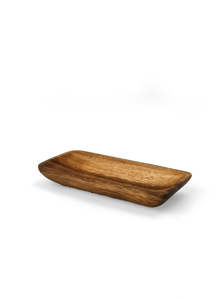 Wooden Rectangle Plate Wooden Platter Wooden Bowl - Medium  Baroy   